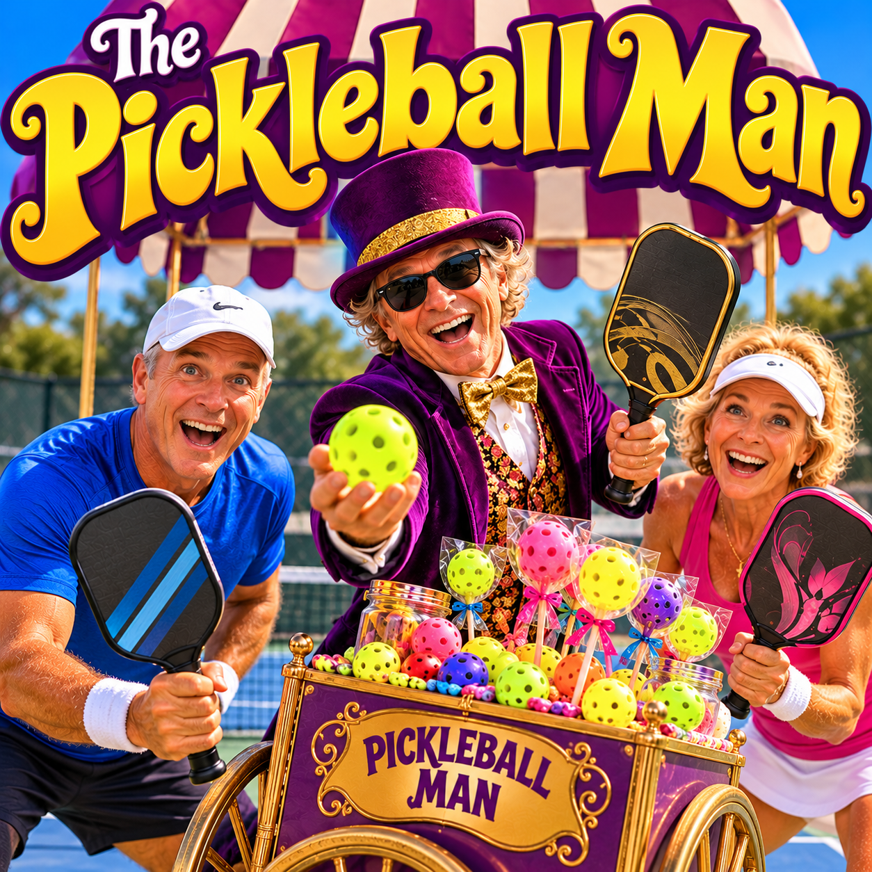 The Pickleball Man artwork